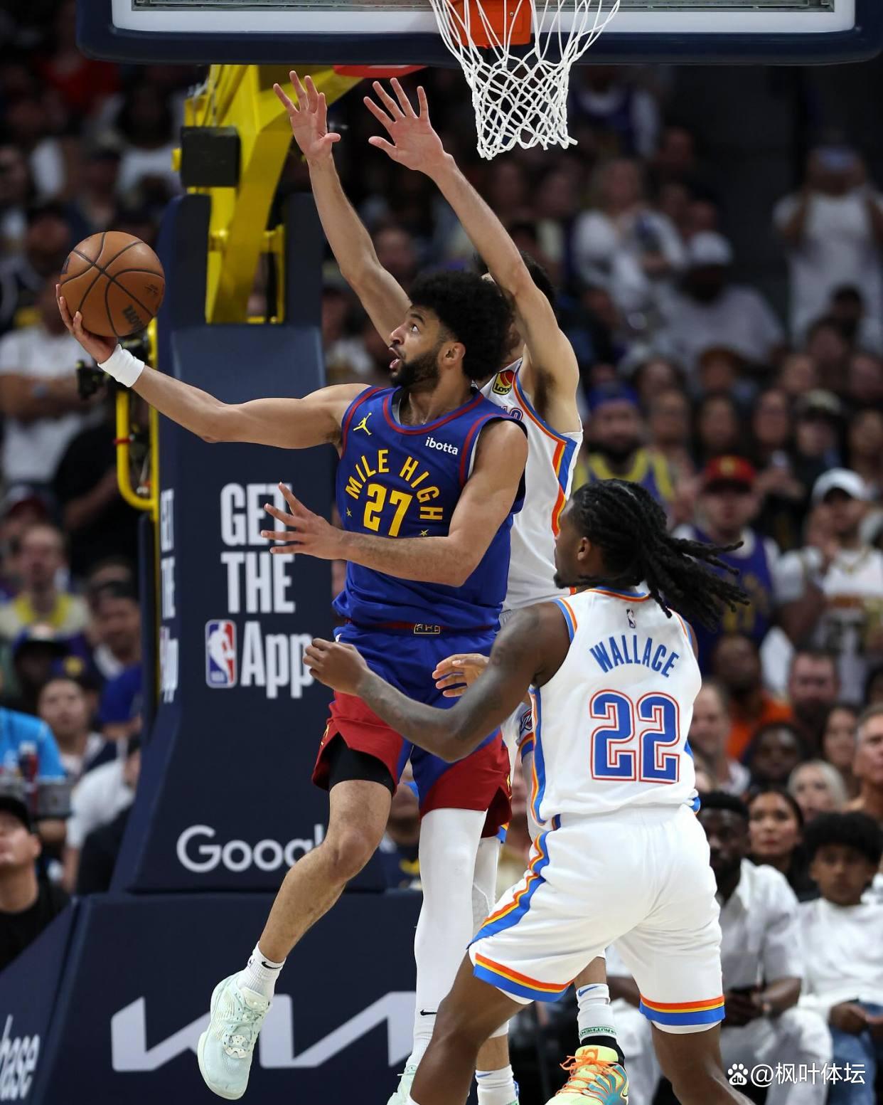 雷霆横扫山东队,约基奇关键制胜 雷霆横扫山东队,约基奇关键制胜